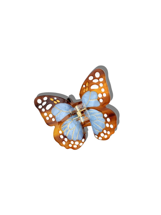 Butterfly Claw Hair Clip - Blue