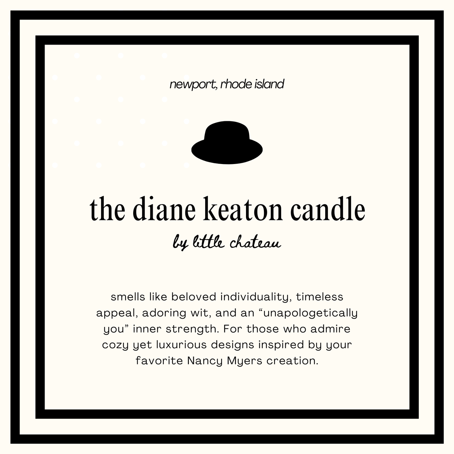 The Diane Keaton Candle