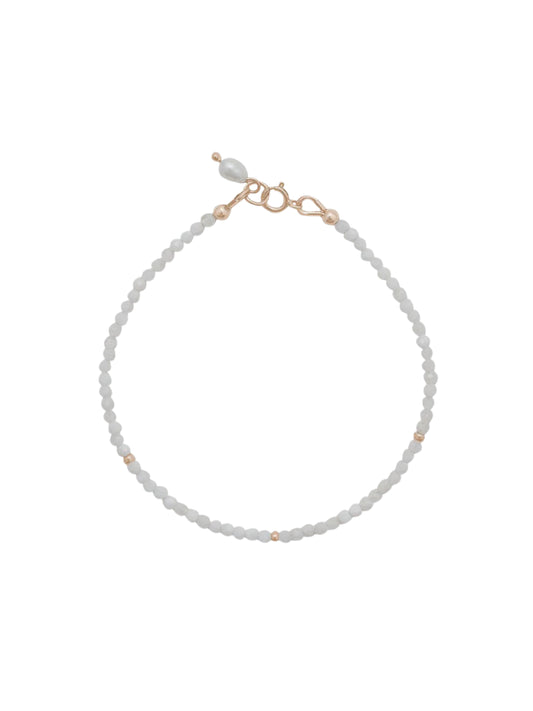Edie Bracelet - White - 7 in - Kerry McGauley
