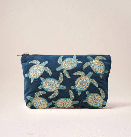 Turtle Conservation Marine Everyday Pouch - Elizabeth Scarlett