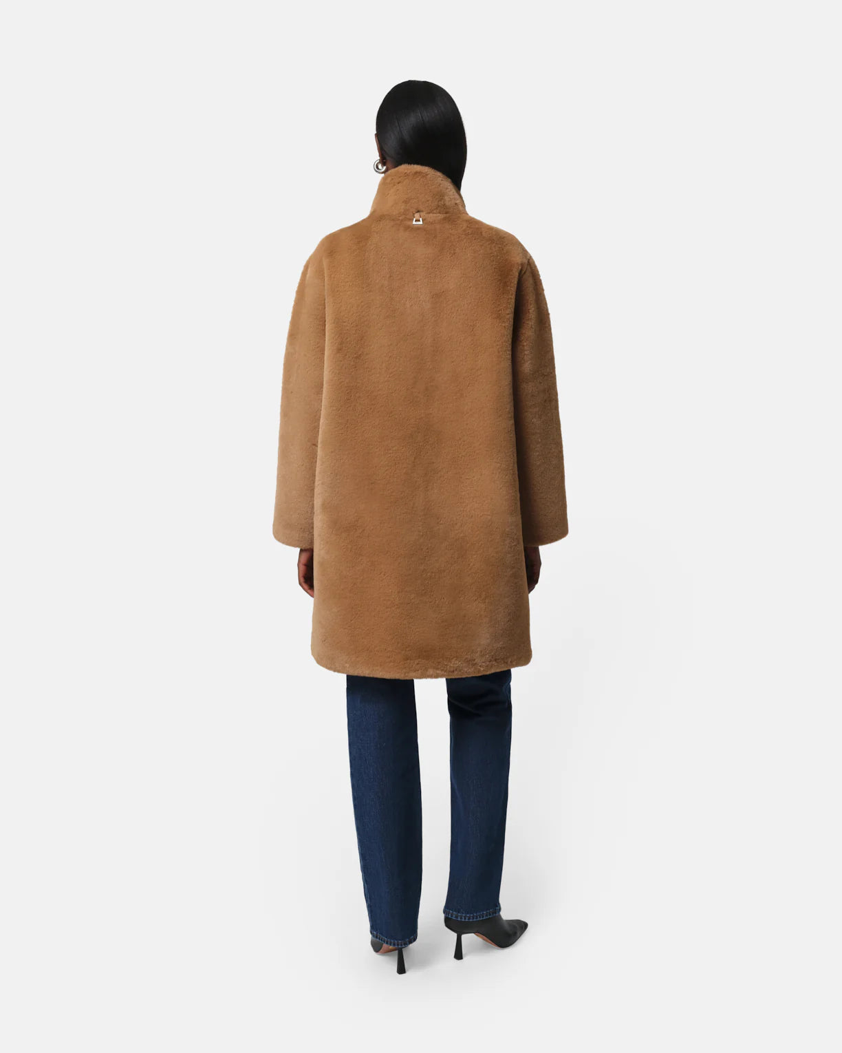 Blair Faux Fur Coat - Camel - Apparis