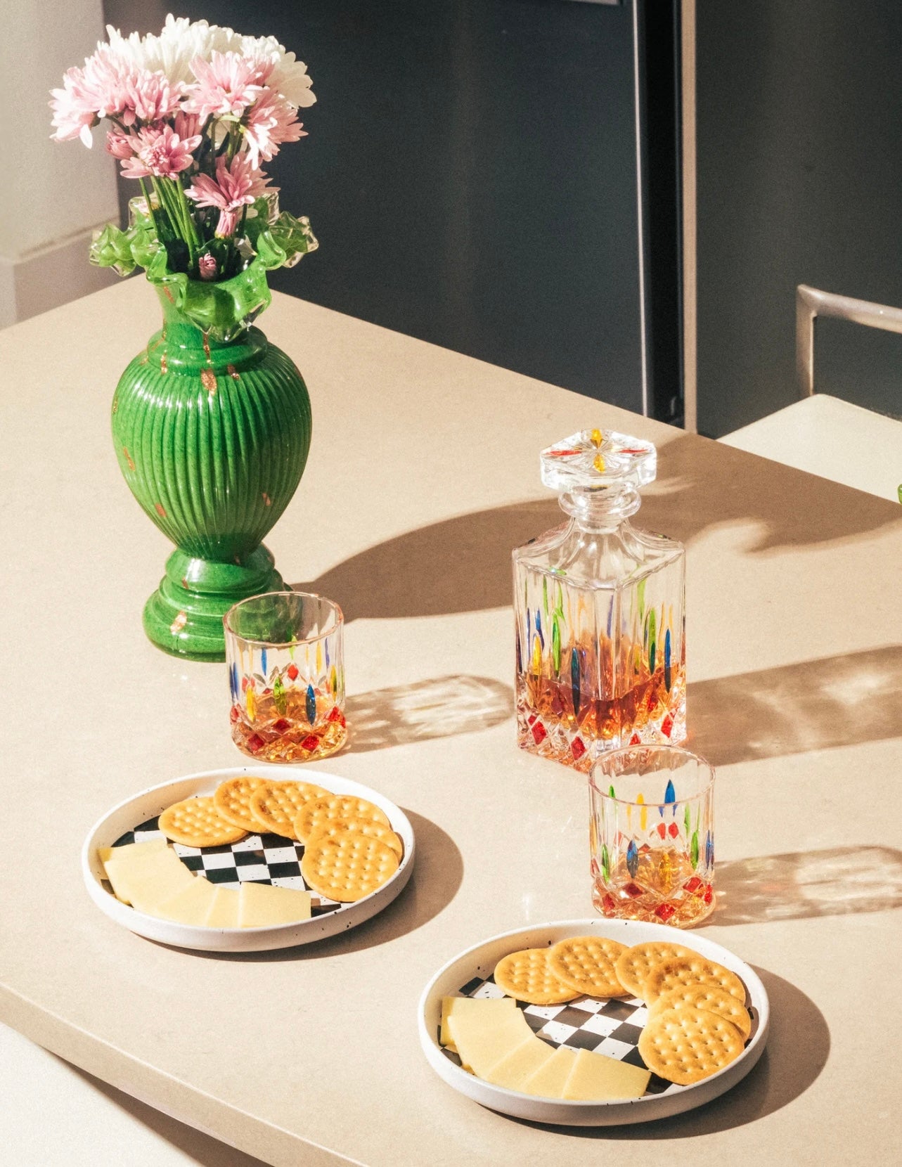 Nolan Checkerboard Dinner Plate