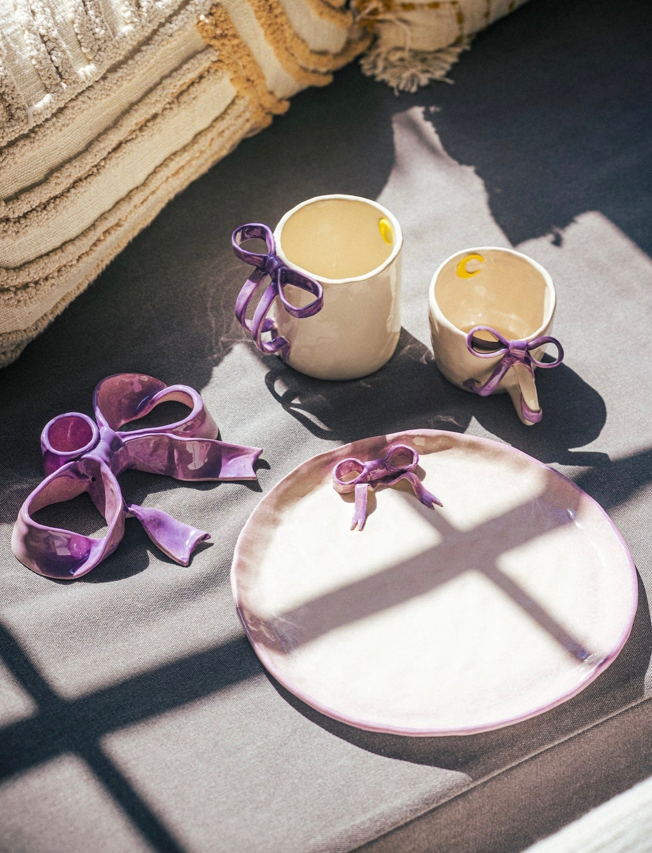 Bowknot Candle Taper Holders - All Colors
