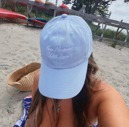 From Newport with Love - Light Blue - Coastal Ave Design