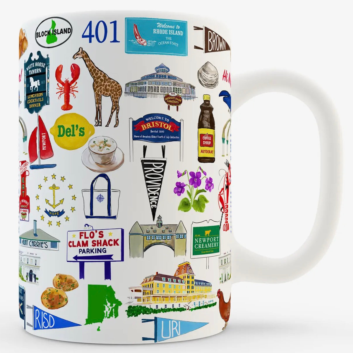 Rhode Island Ceramic Mug
