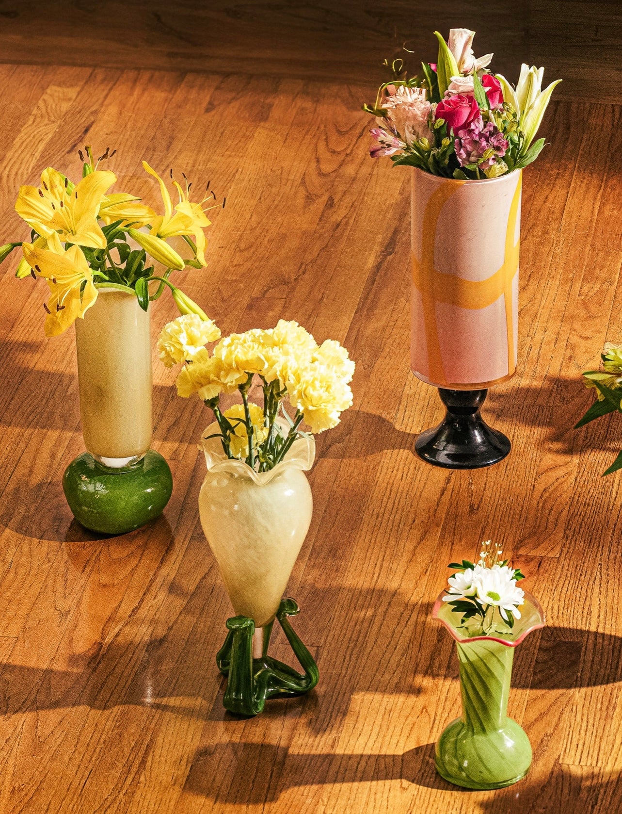 Sunlit Pedestal Vase