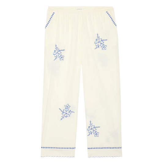The Weekend Pant - Hanky Embroidery - The Great
