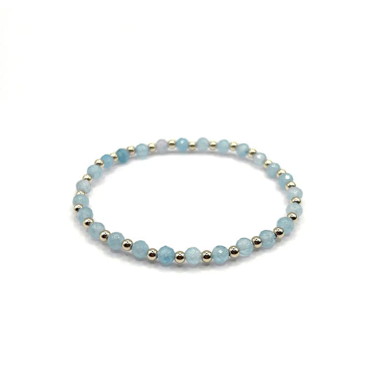 Elley Handmade Bracelet - Sky Jade - Kaylie Dawn Jewelry