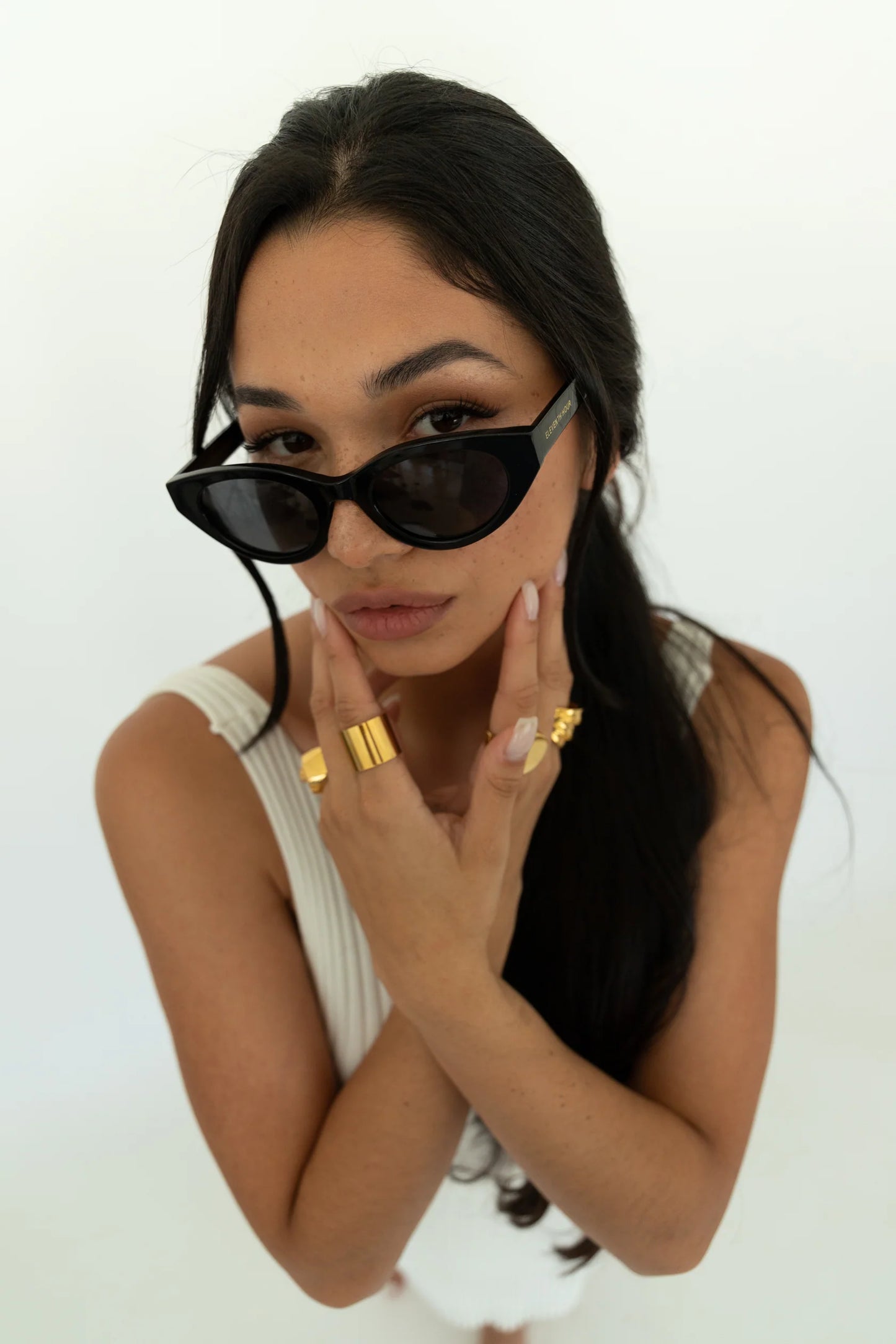Girls Trip Cat Eye Sunglasses - Black - Eleventh Hour