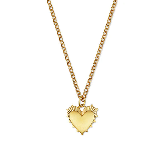 Small Heart of Gold Necklace - Hart Jewelry