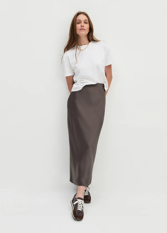 The Favorite Skirt - Coffee - Favorite Daughter