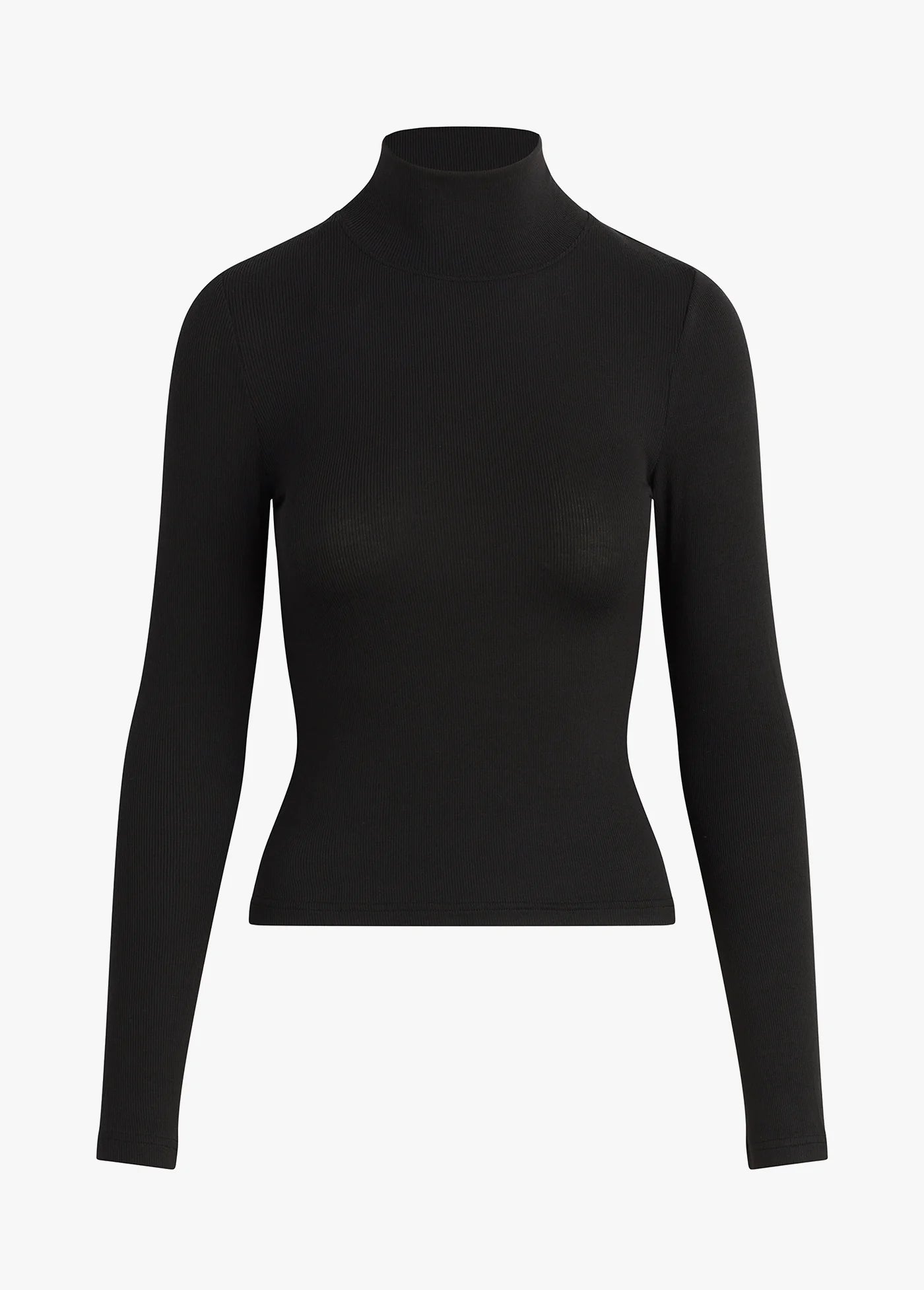 The Ribbed Turtleneck Black - Favorite Daughter