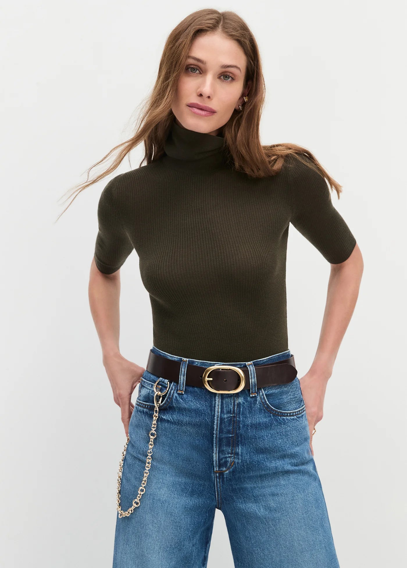 The Jean Belt - Brown Antique Brass - Favorite Daughter