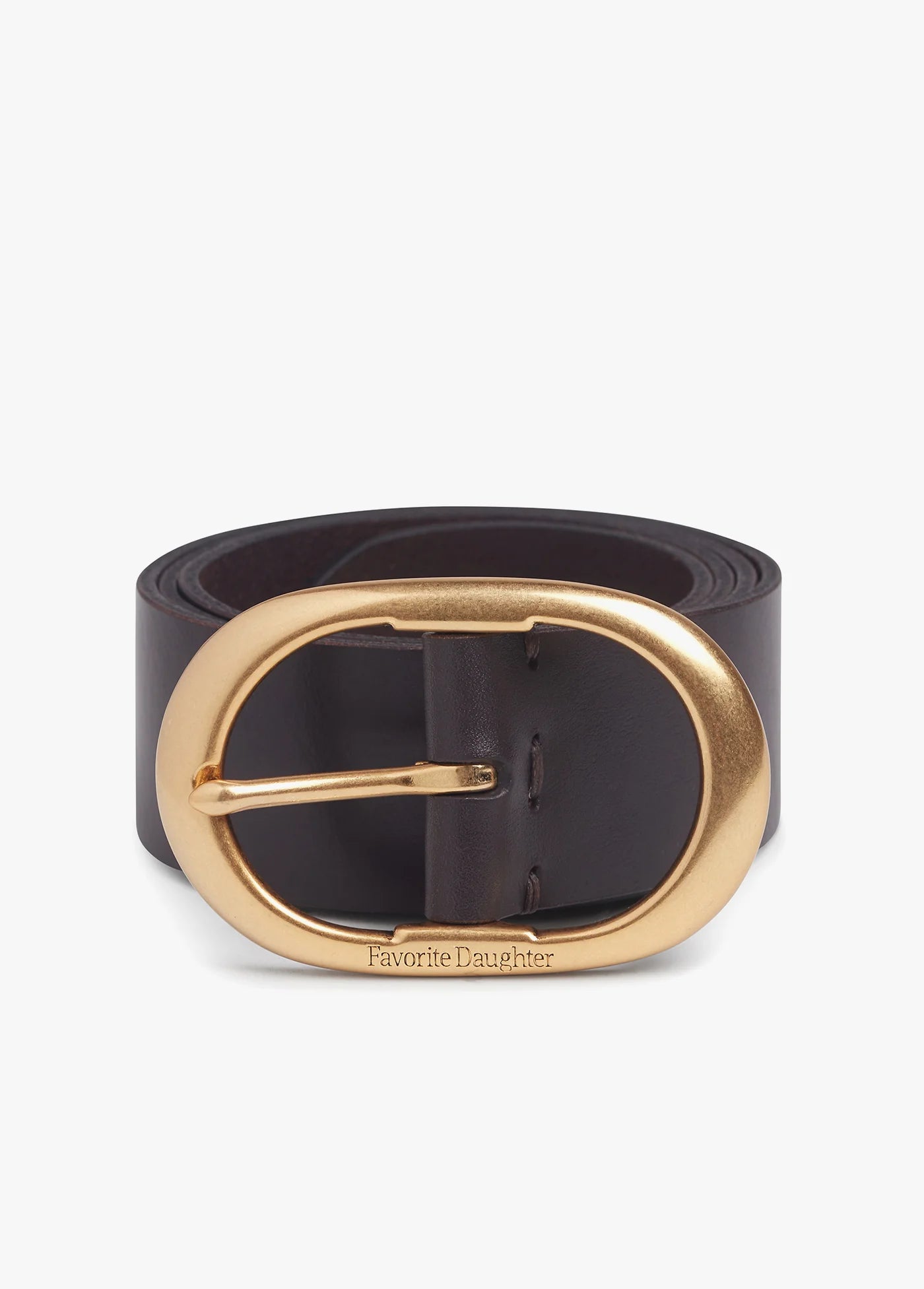 The Jean Belt - Brown Antique Brass - Favorite Daughter