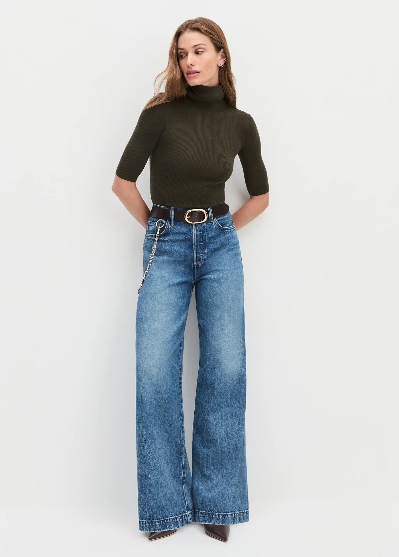 The Jean Belt - Brown Antique Brass - Favorite Daughter