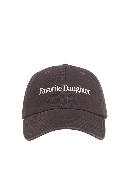 Classic Logo Baseball Hat - Brown - Favorite Daughter