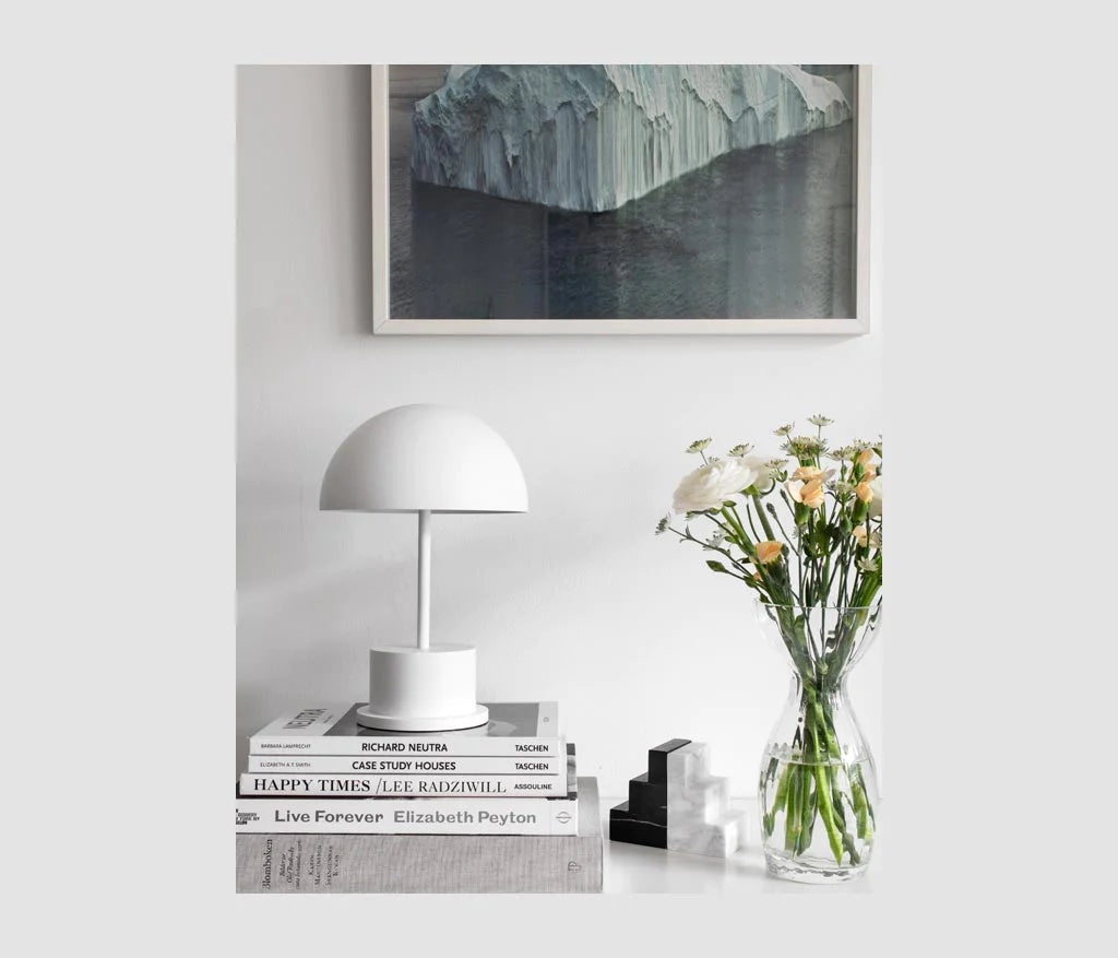 Portable Lamp - Riviera, White - Printworks