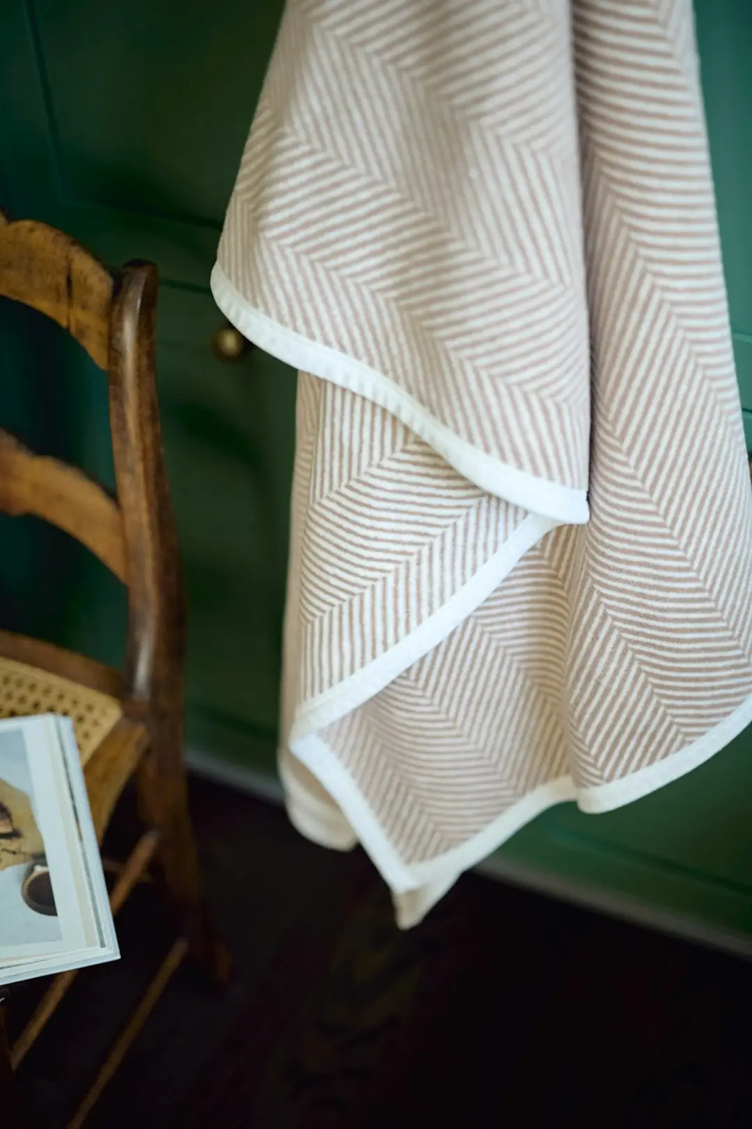 Harborview Herringbone Tan Blanket - Chappywrap