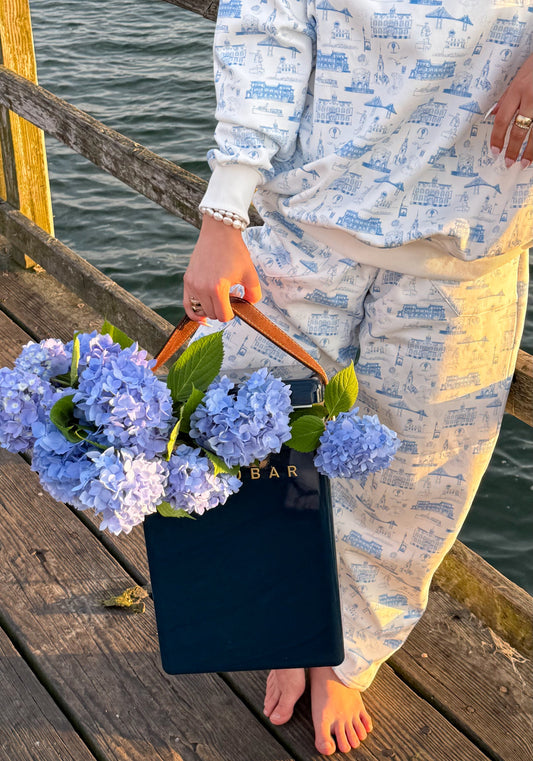 Newport Toile Sweatpants - MarleyArted x Little Chateau