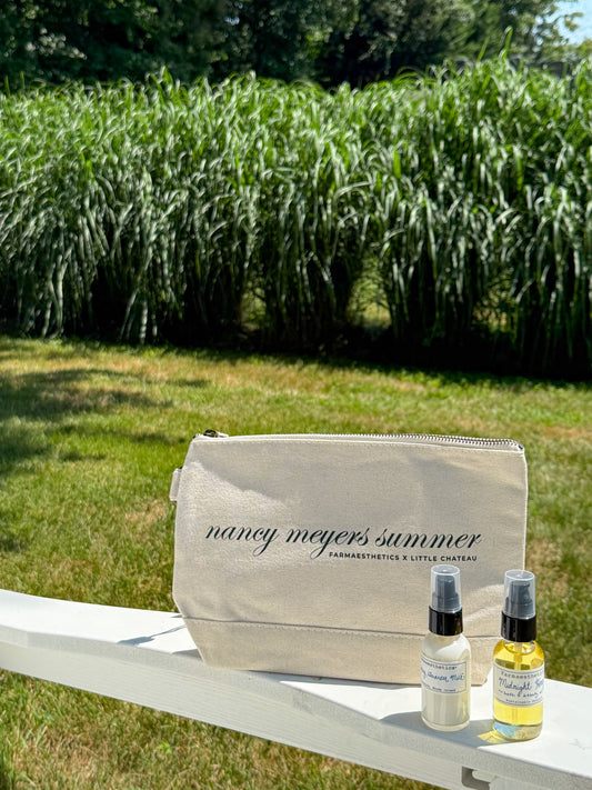 Nancy Meyers Summer Pouch (without Farmaesthetics products)