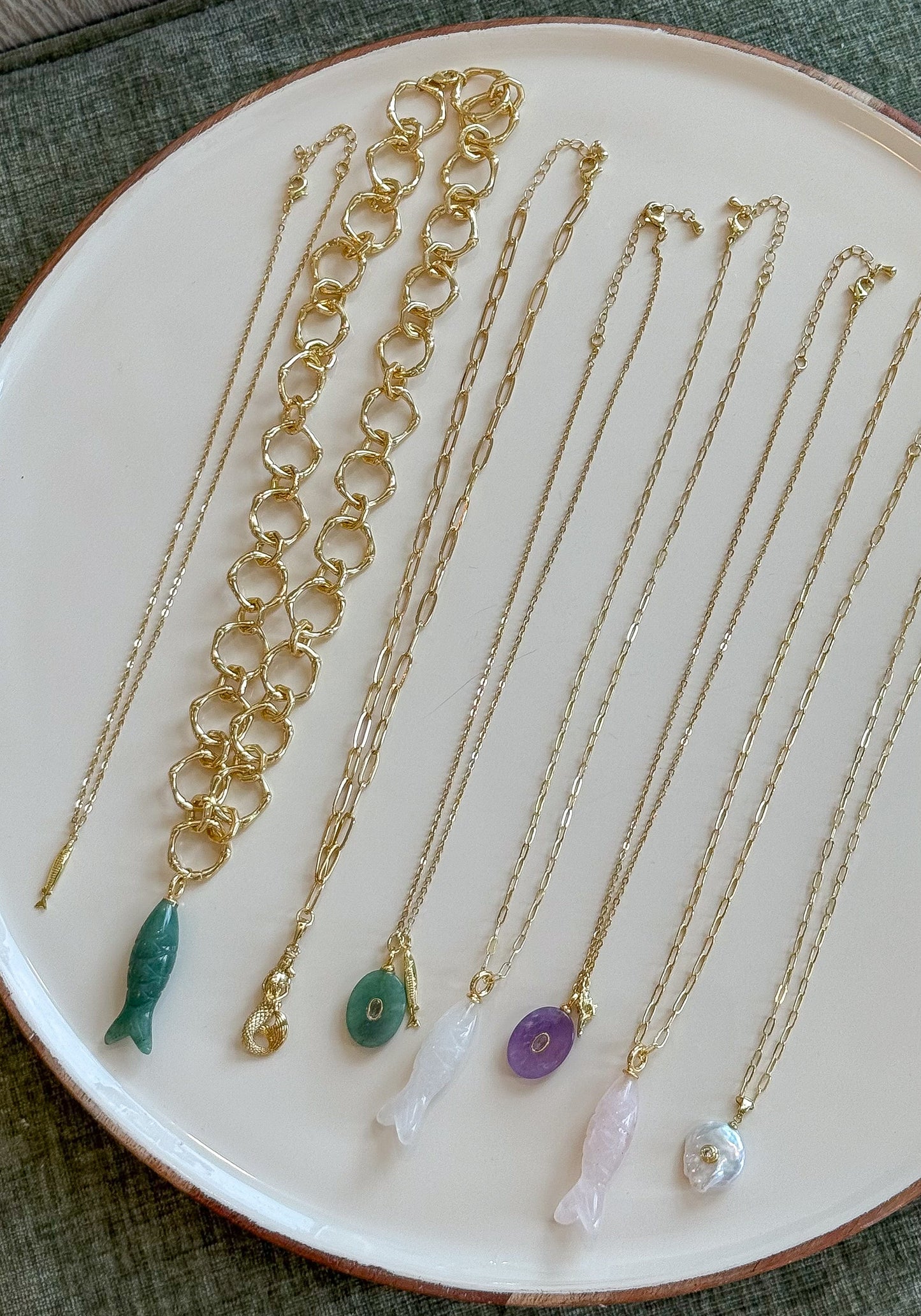 Necklaces by Chrissy - Handmade in RI - 18kt Gold Filled