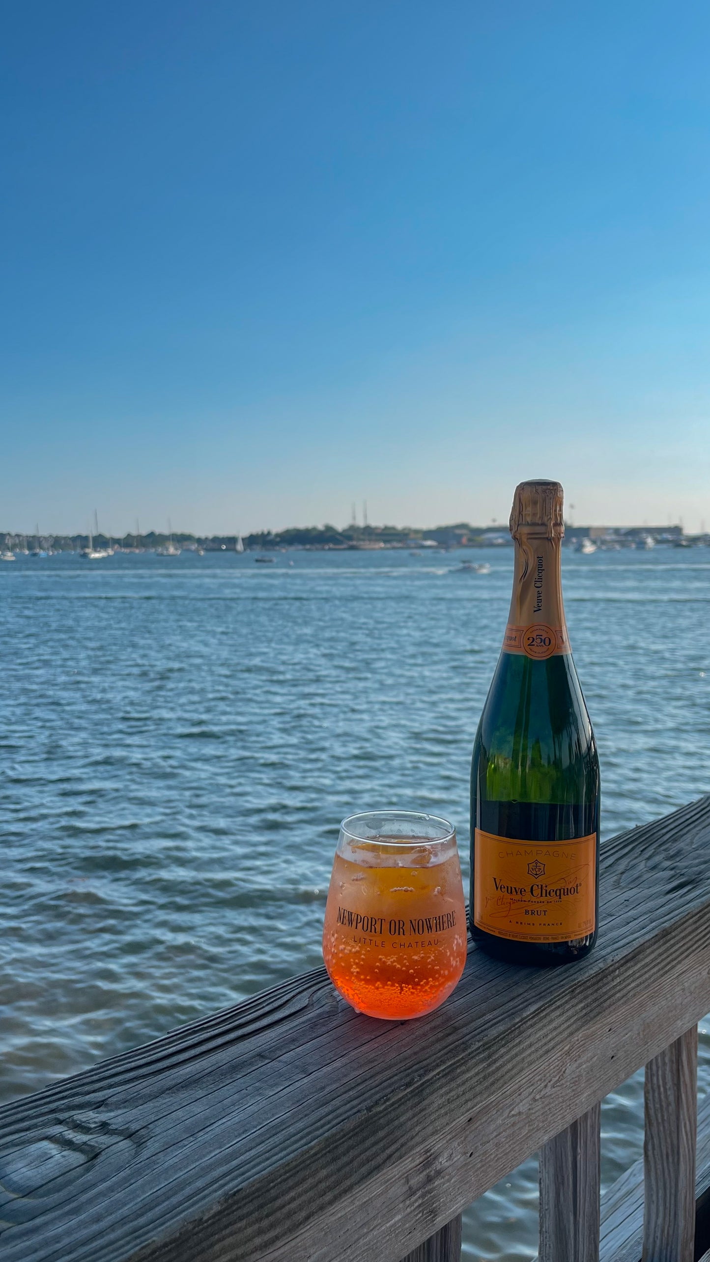 Newport or Nowhere - Stemless Glass