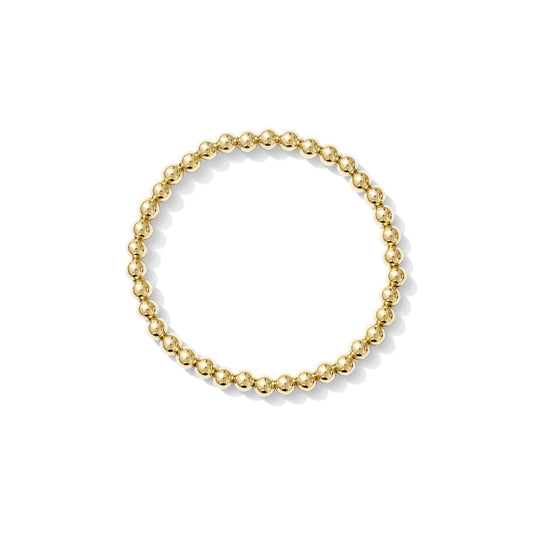 Stretchy Beaded Bracelet - GOLD FILL - BOTH SIZES - Kaylie Dawn