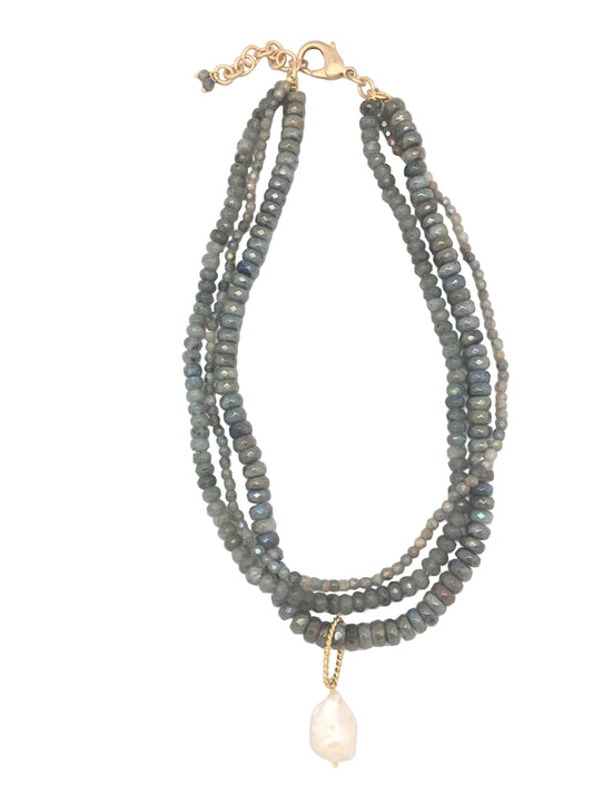 Karin Necklace - Labradorite - In2Design