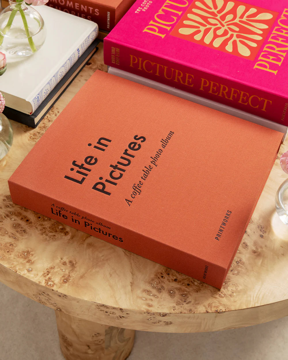 Life in Pictures Photo Album - Orange - Printworks