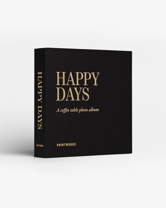 Happy Days Photo Album - Black - Printworks