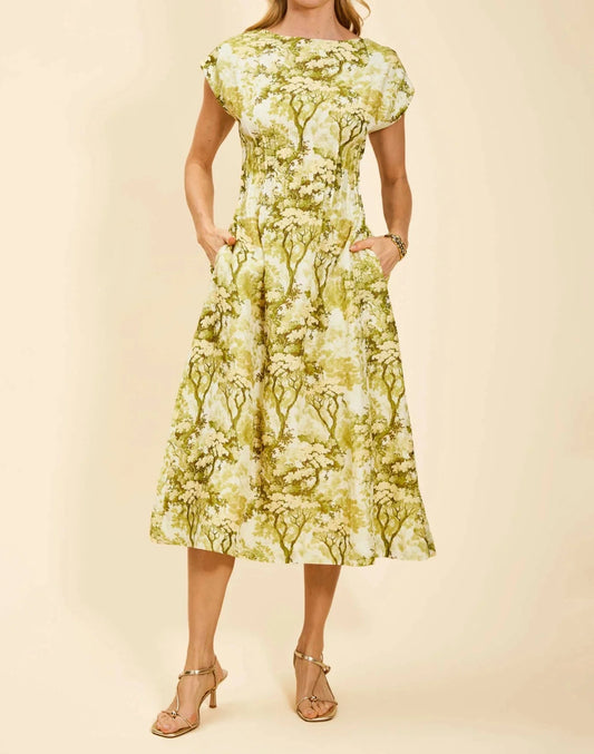 Quinn Pintuck Midi Dress - Mestiza