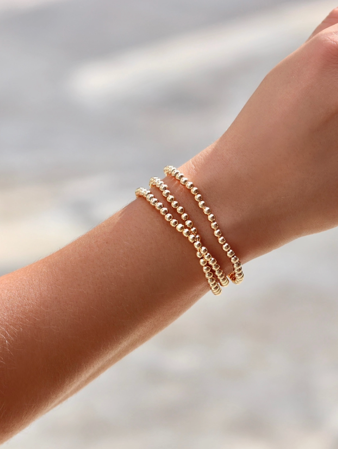 Stretchy Gold Filled Bracelet (BOTH SIZES) - Kaylie Dawn