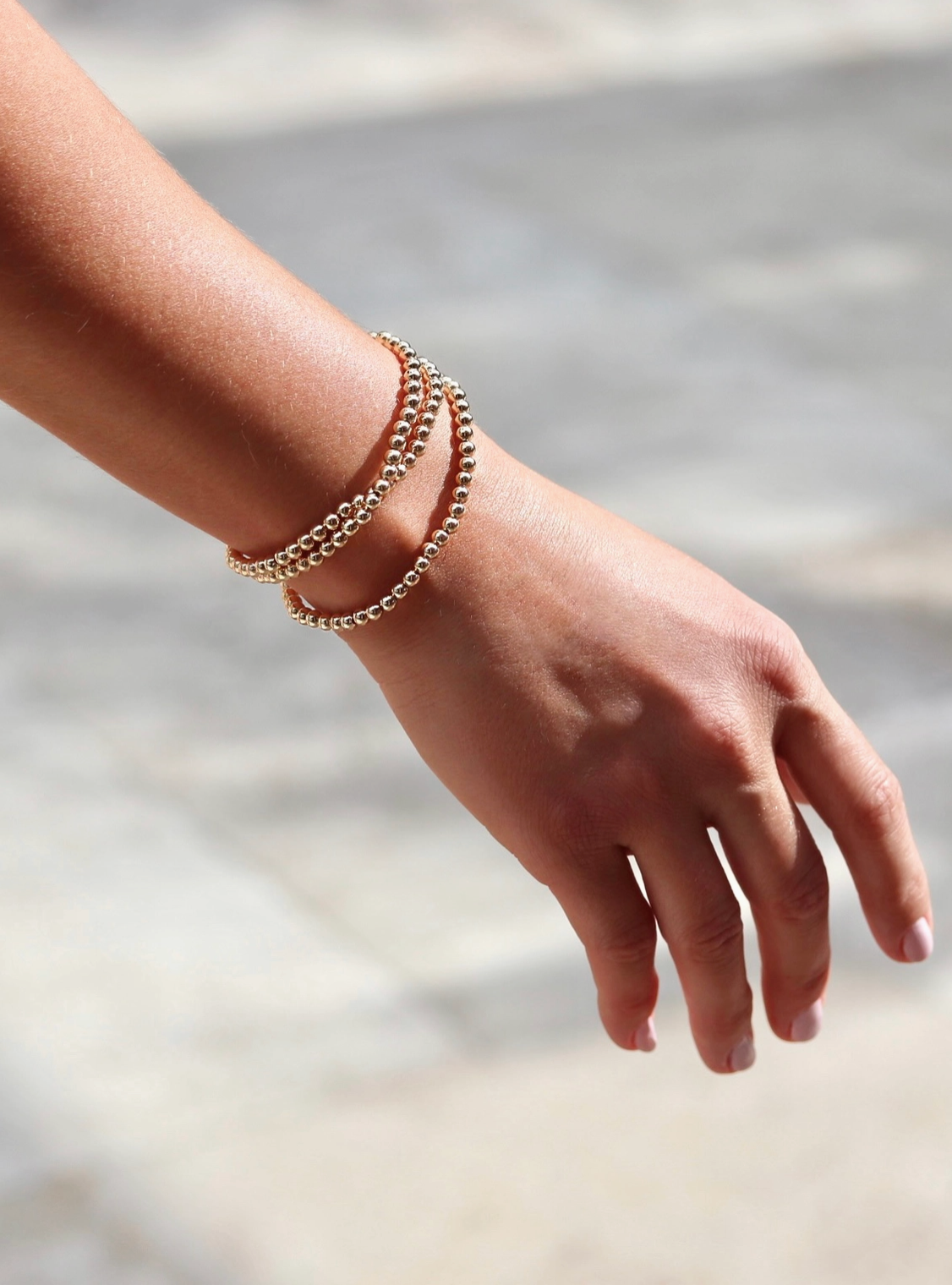 Stretchy Gold Filled Bracelet (BOTH SIZES) - Kaylie Dawn