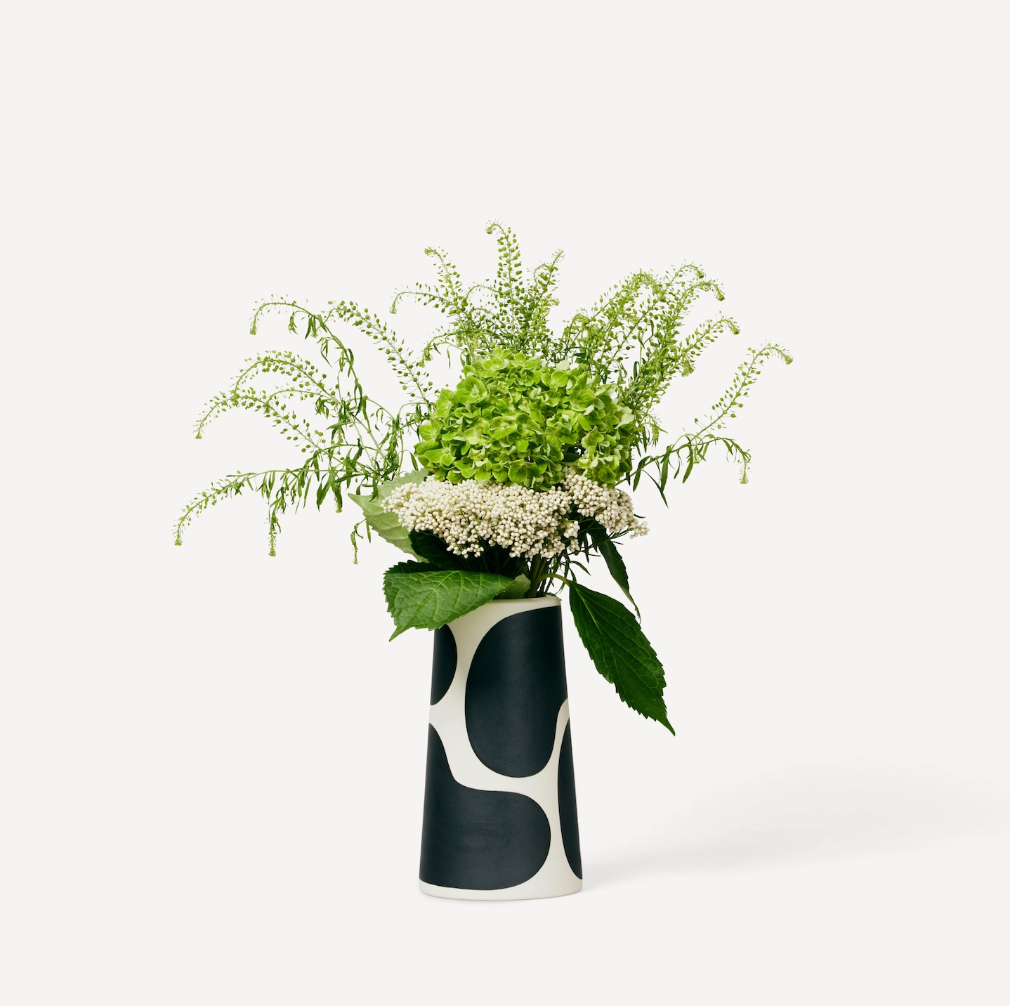 Color Block Pillar Vases - Black/ White - All Size Options - Franca