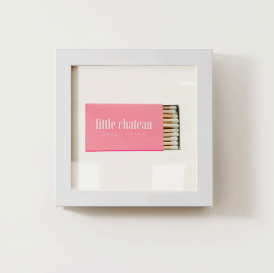 Little Chateau Matchbox Print - Pink - Coastal Ave Design
