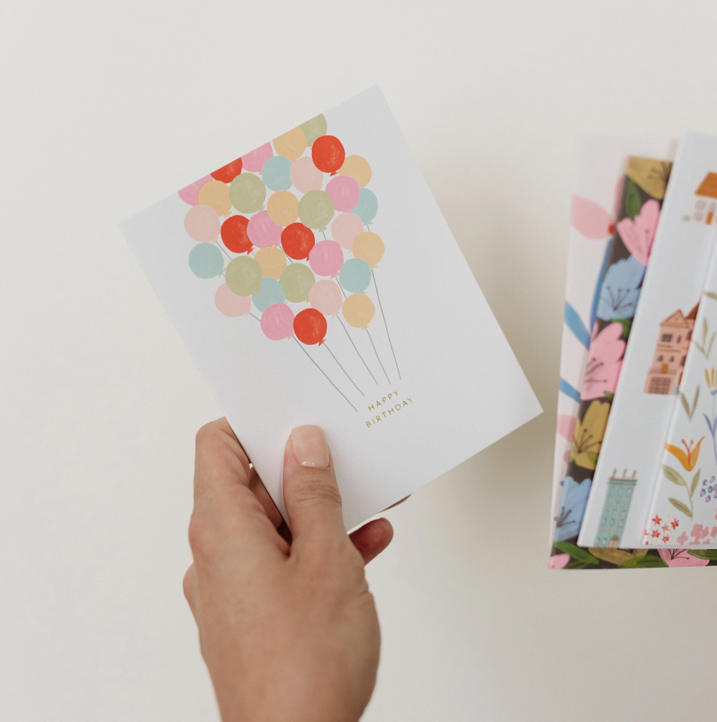 Birthday Balloons Card - Ramona & Ruth
