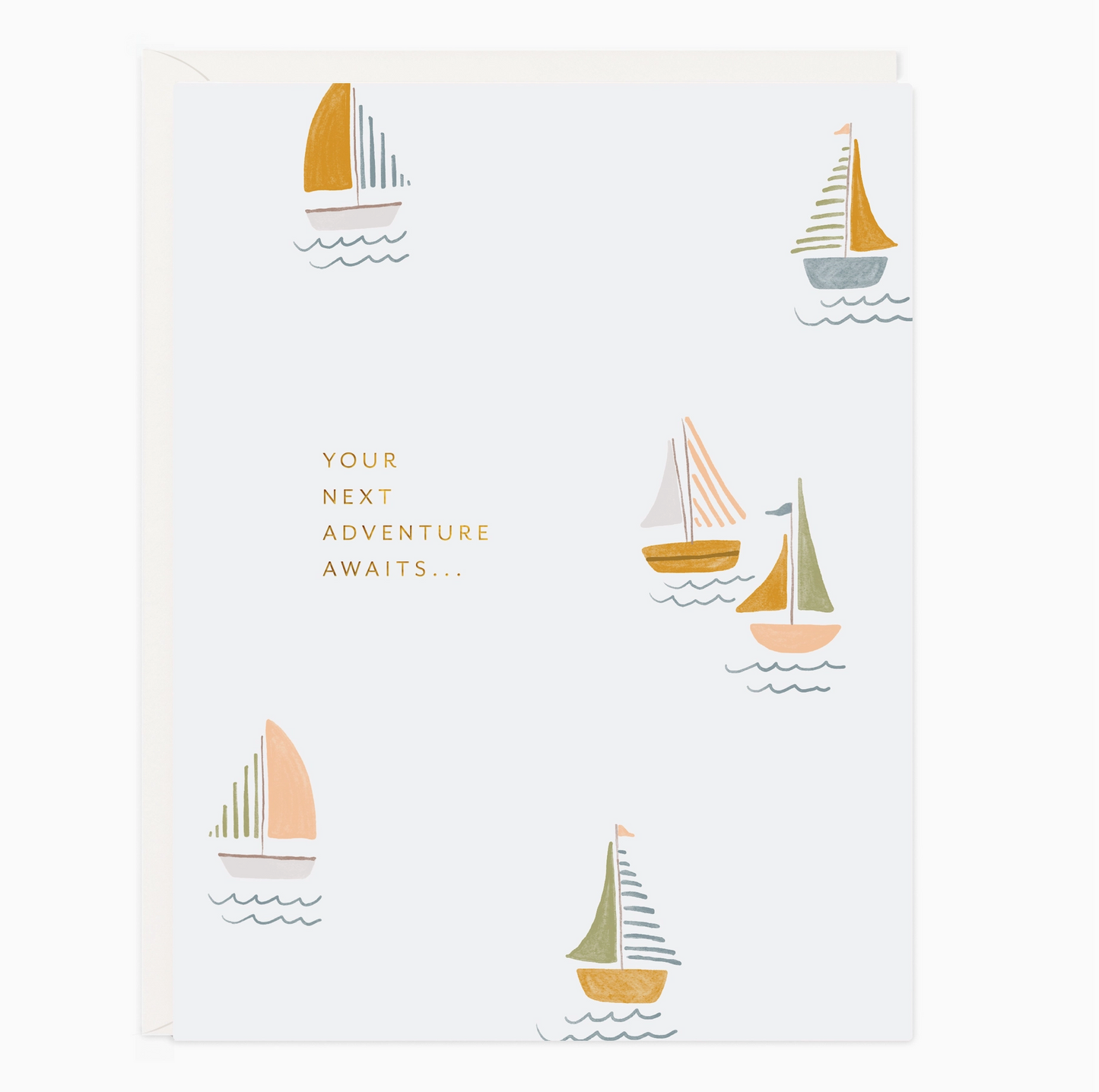 Next Adventure Sailboat Card- Ramona & Ruth