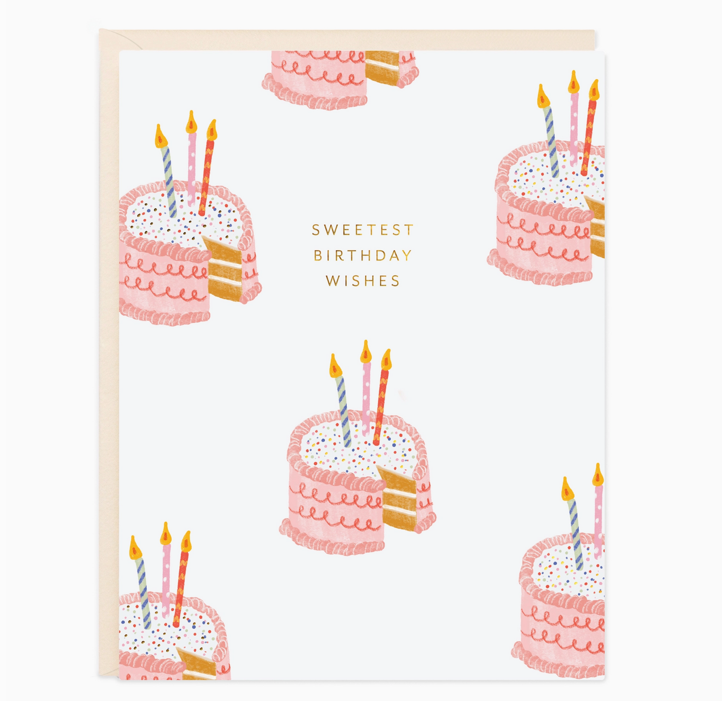 Sweetest Birthday Wishes Cake Card- Ramona & Ruth