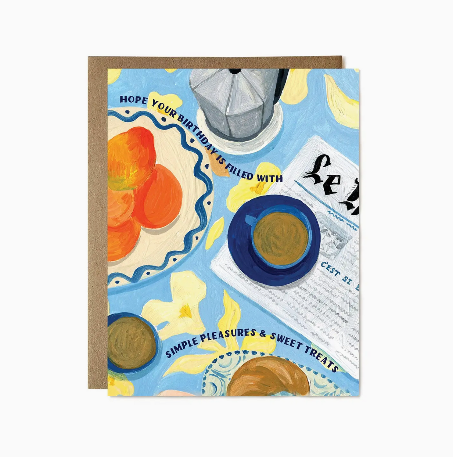 Simple Pleasures & Sweet Treats Card - Ula Bloom