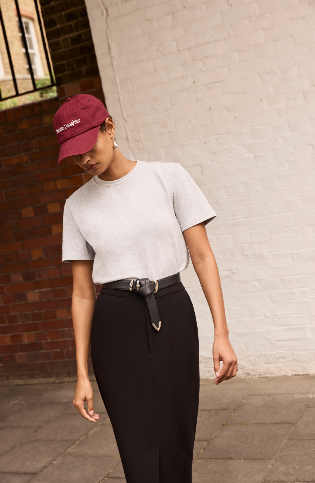 Classic Logo Baseball Hat - Sangria - Favorite Daughter