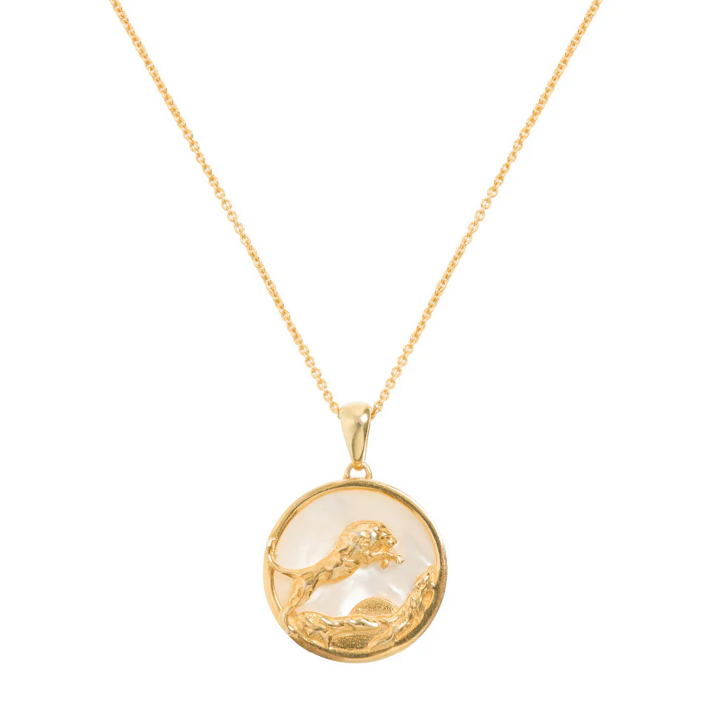 Zodiac Collection Mother of Pearl Pendant (ALL ZODIACS) - Freya Rose London