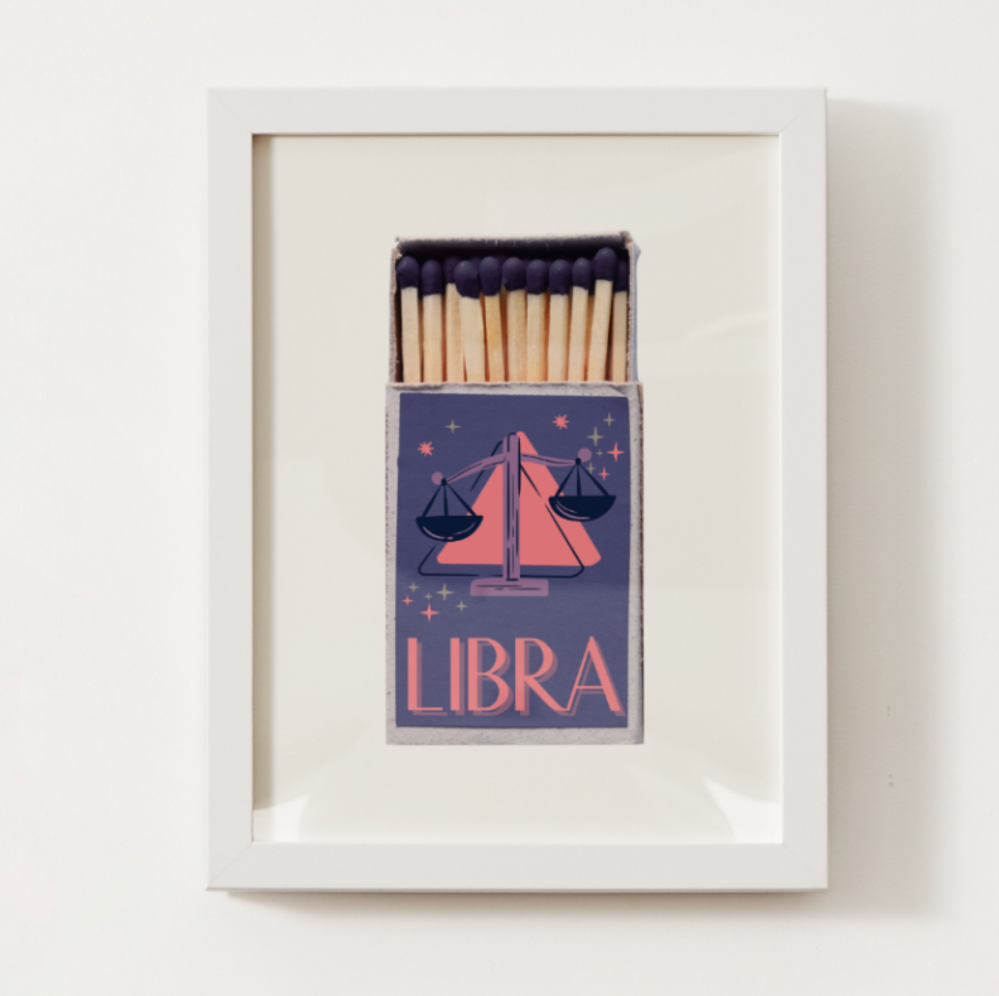 Astrology Matchbox Prints - ALL ZODIACS - Coastal Ave Design