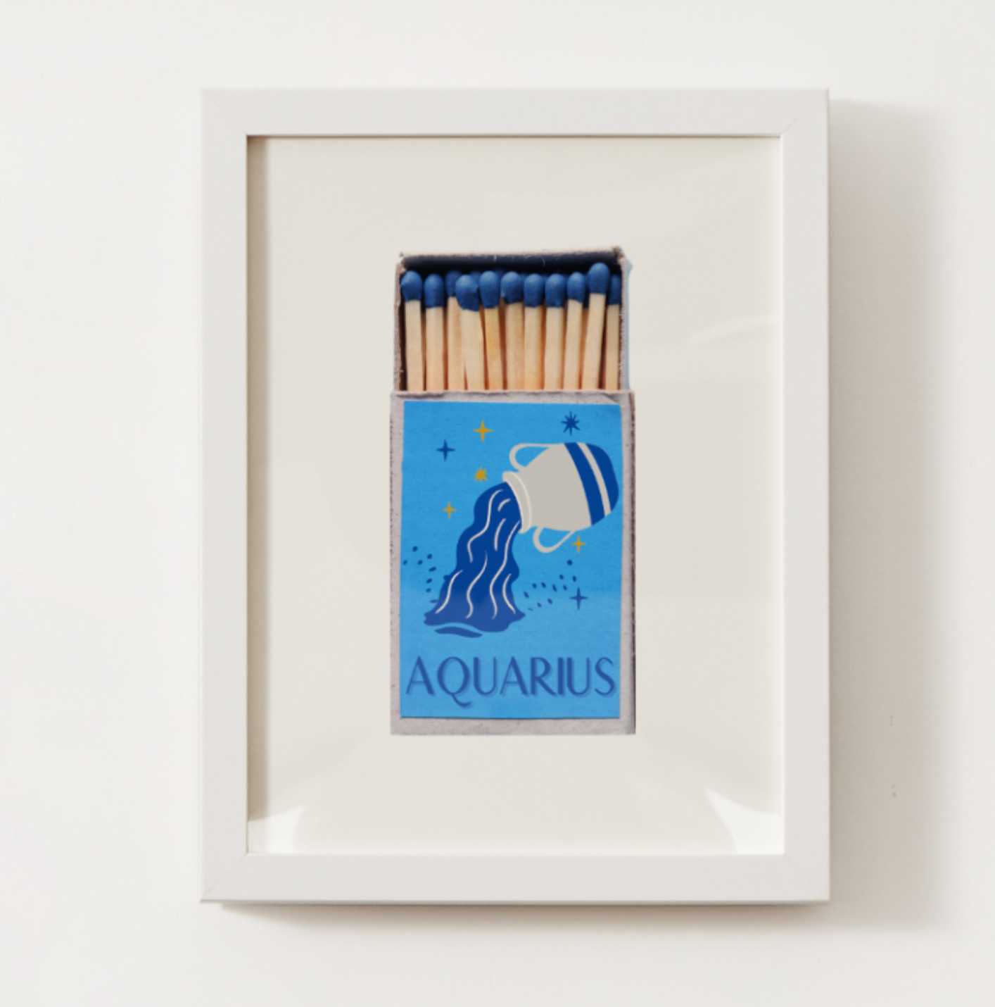 Astrology Matchbox Prints - ALL ZODIACS - Coastal Ave Design