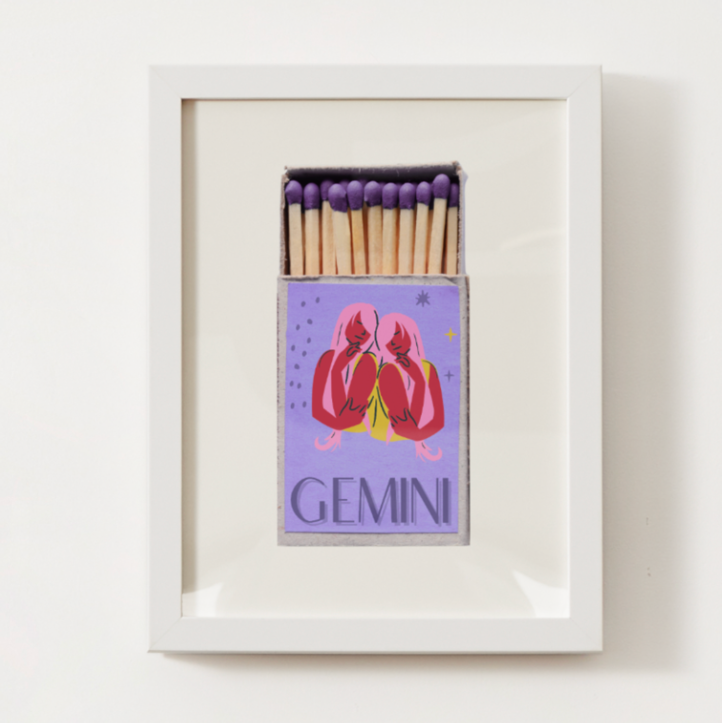 Astrology Matchbox Prints - ALL ZODIACS - Coastal Ave Design