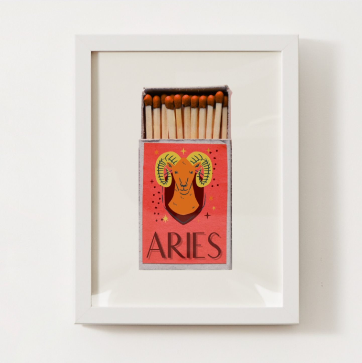 Astrology Matchbox Prints - ALL ZODIACS - Coastal Ave Design
