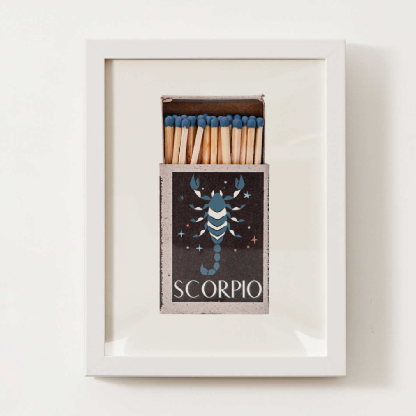 Astrology Matchbox Prints - ALL ZODIACS - Coastal Ave Design