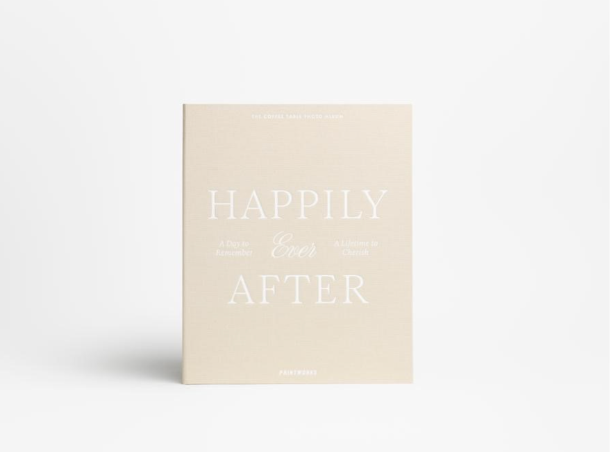 Wedding Album - Happily Ever After Beige - Printworks