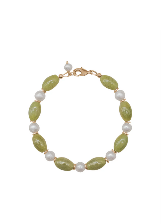 Kristen Bracelet - Green - 7.5 in - Kerry McGauley