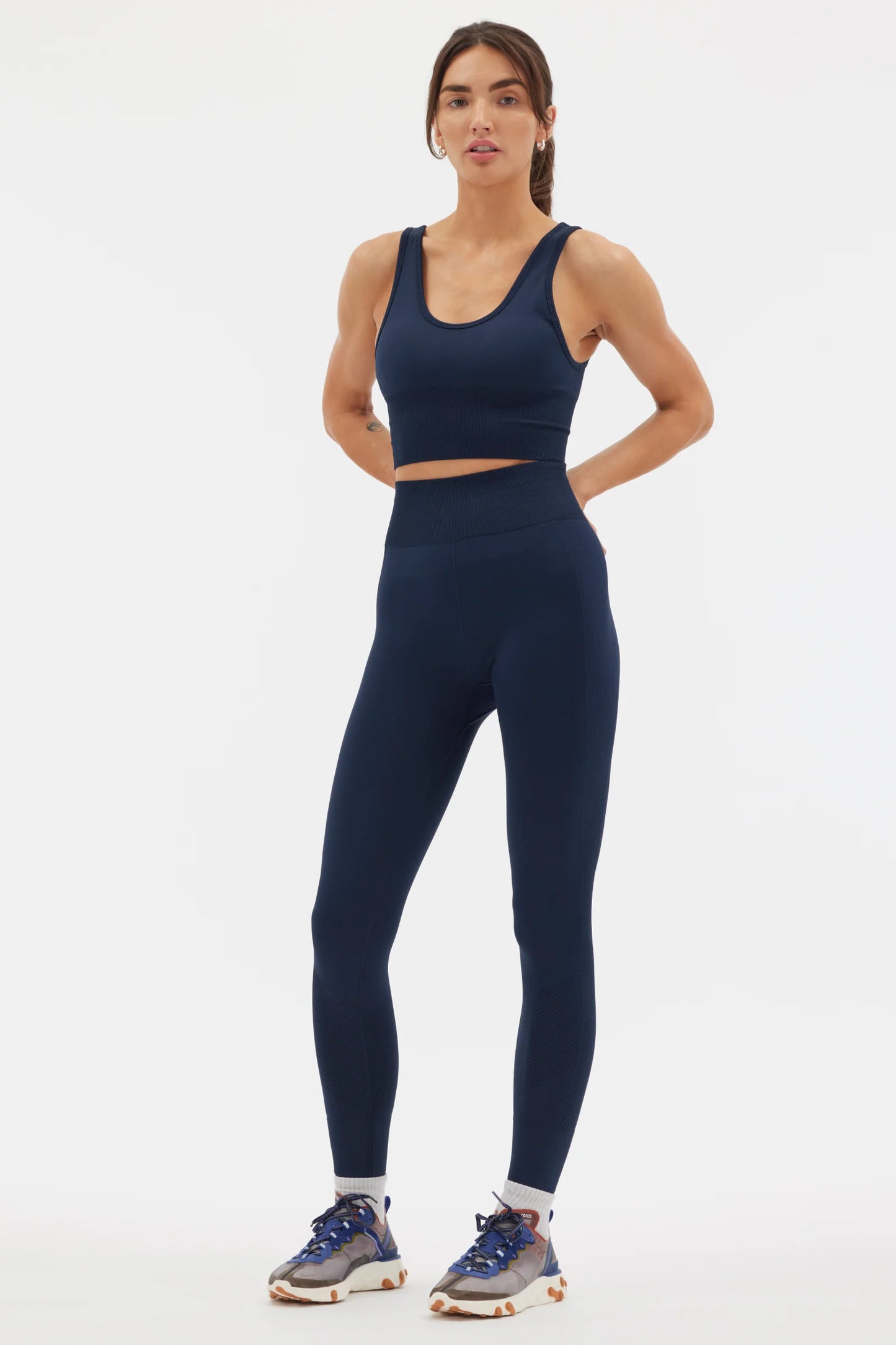 Sophia Seamless Legging - Navy - Half Days