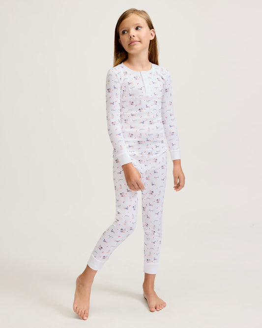 Le Woof Children’s Snug Fit Pajamas - Petite Plume
